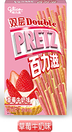 双层百力滋-草莓牛奶味